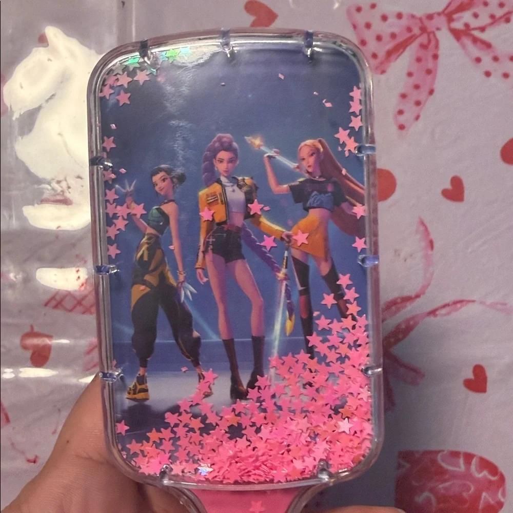 Kpop Confetti paddle hair brush